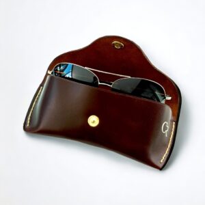 CR - Hakiki Deri Gözlük Kılıfı - El Yapımı
